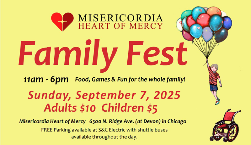 Misericordia's Family Fest, the organization's largest fundraiser, will be held Sept. 7.